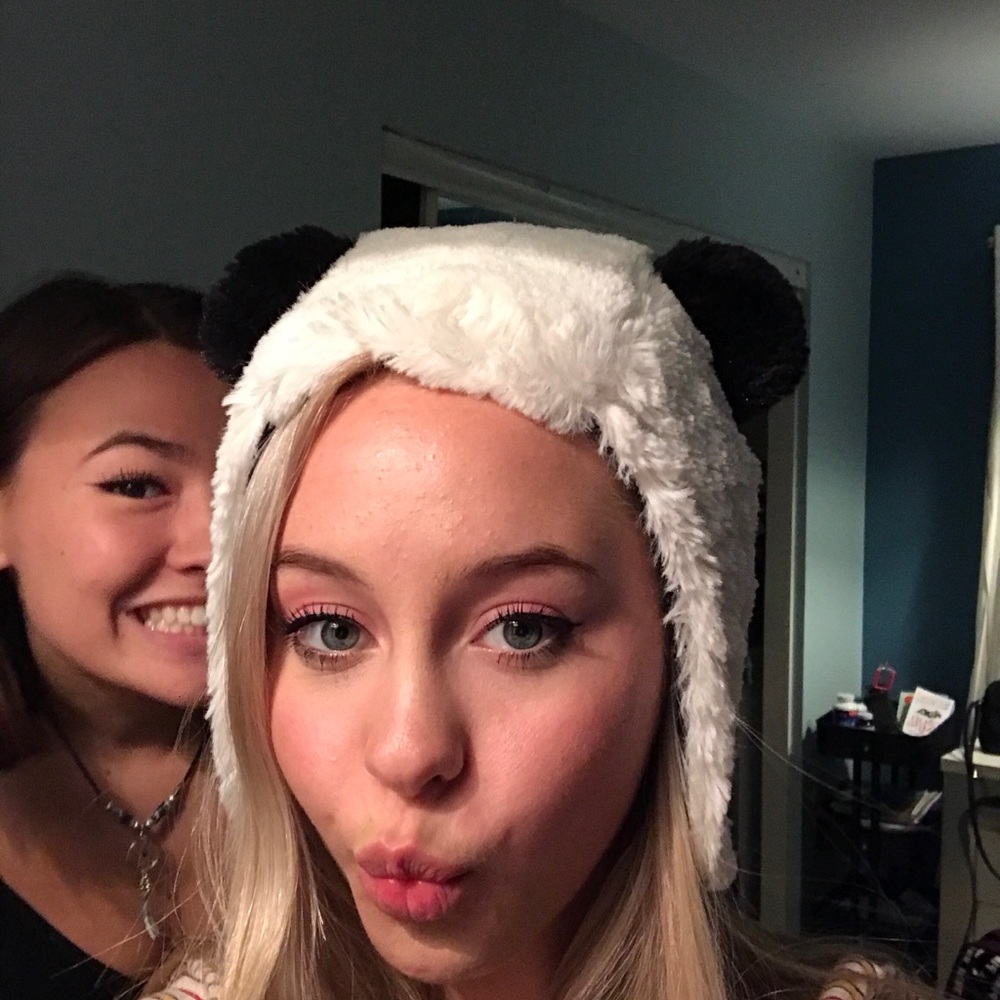 Cute panda hat
